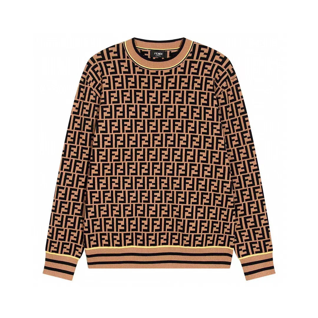 Jacquard-knit cashmere sweatshirt