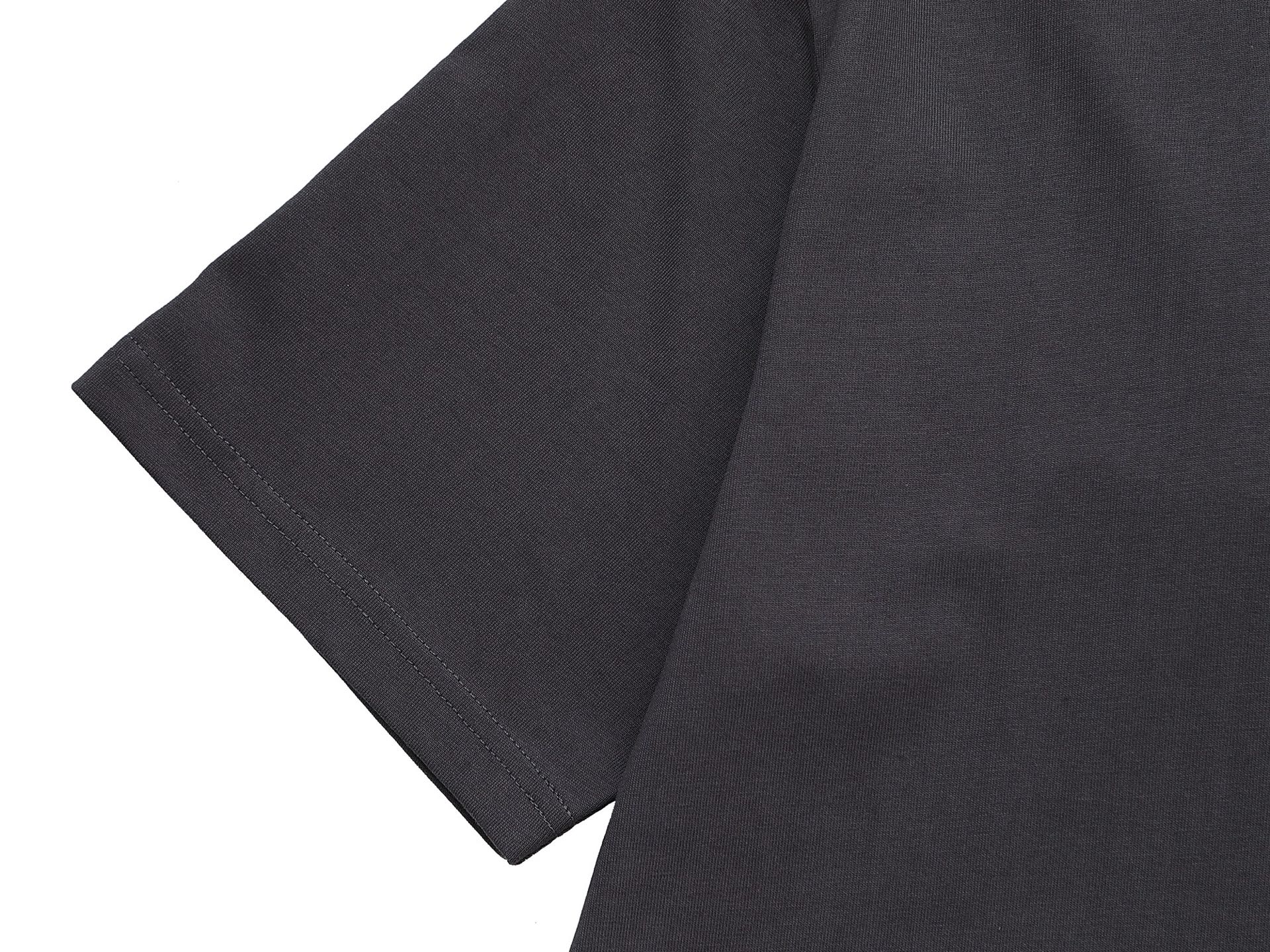 Embroidered cotton T-shirt