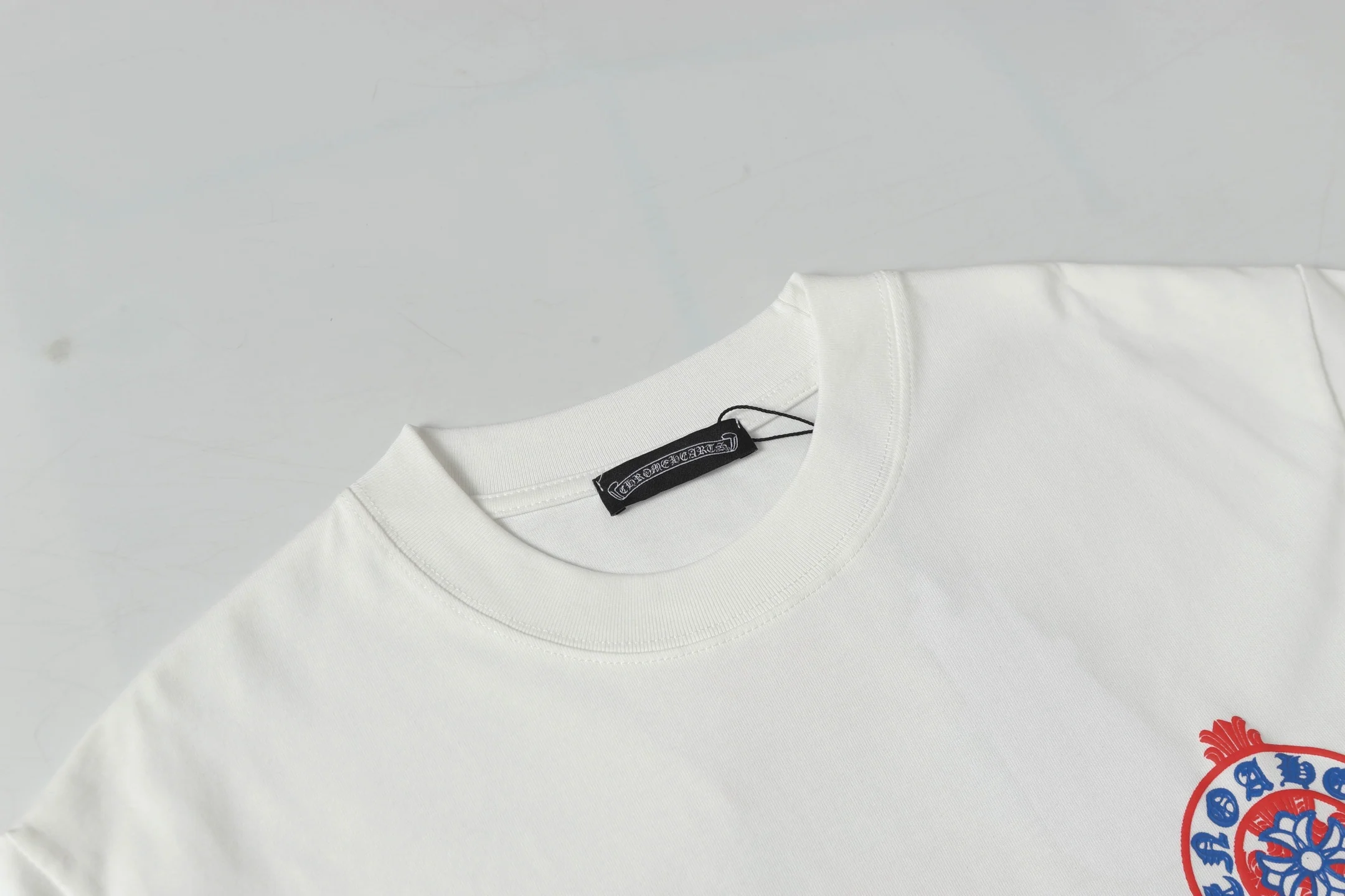 Bubble crew neck printed T-shirt