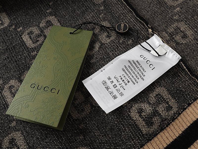 Jacquard-knit cashmere sweatshirt