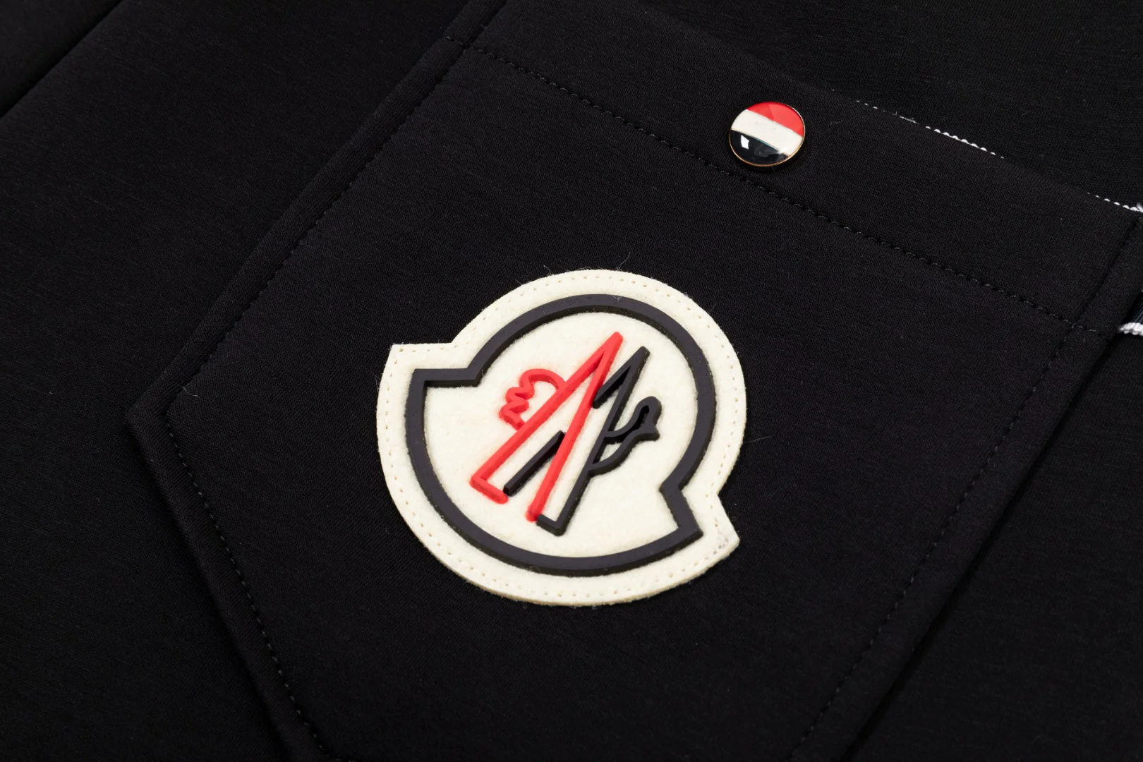 Embroidery  cotton drawstring trousers