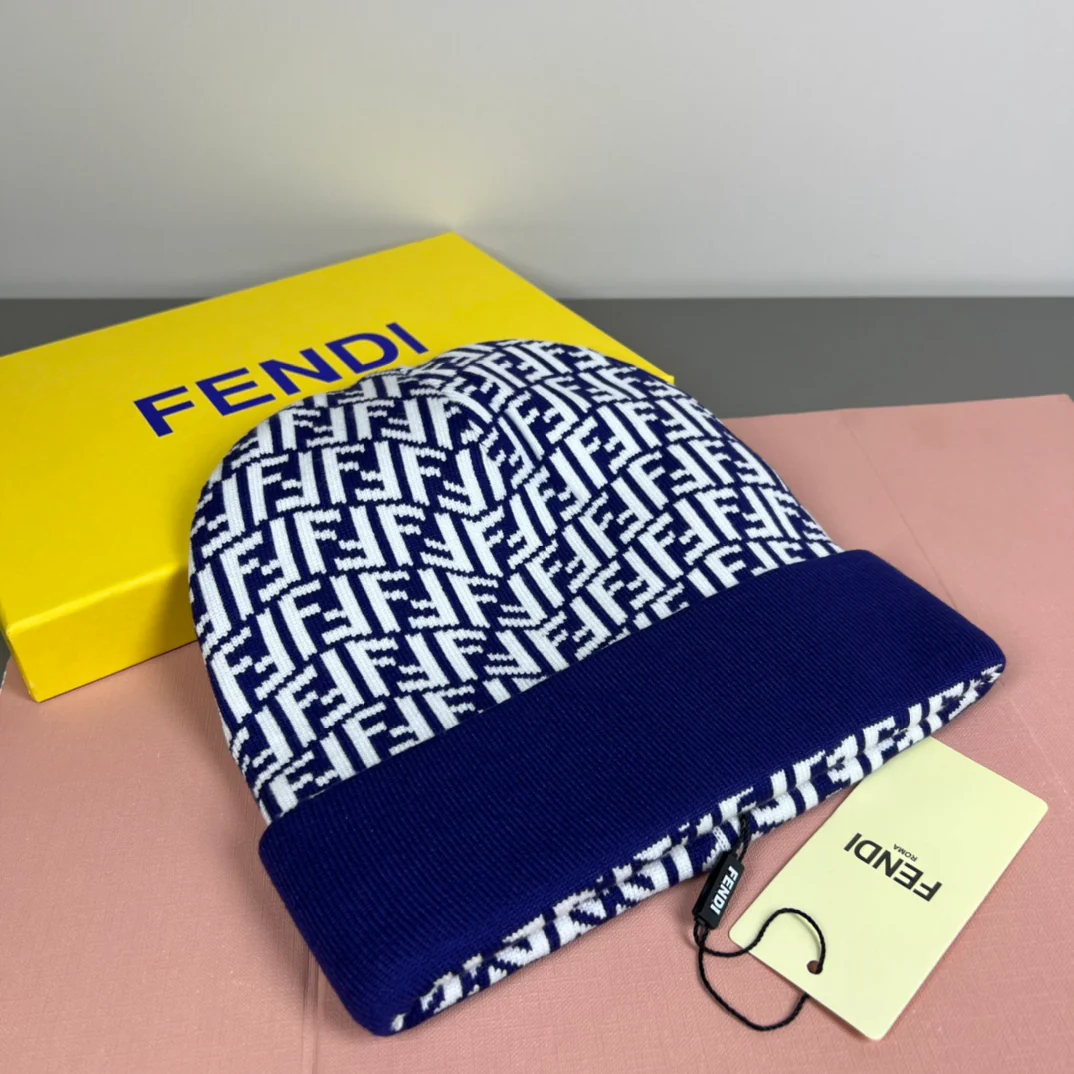 Double layer Cashmere Knitted  Beanie