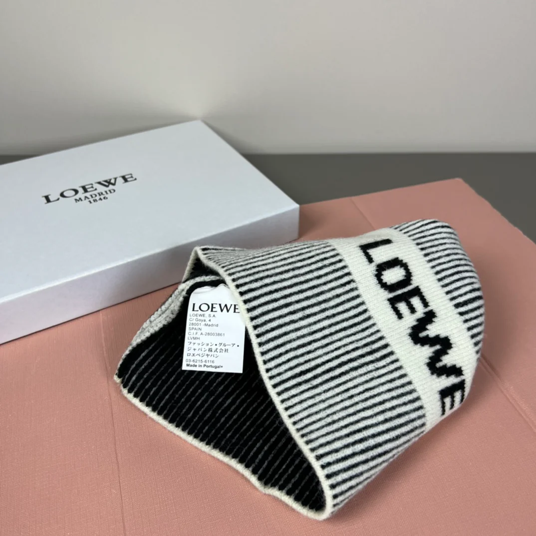 Jacquard Cashmere Knitted  Beanie