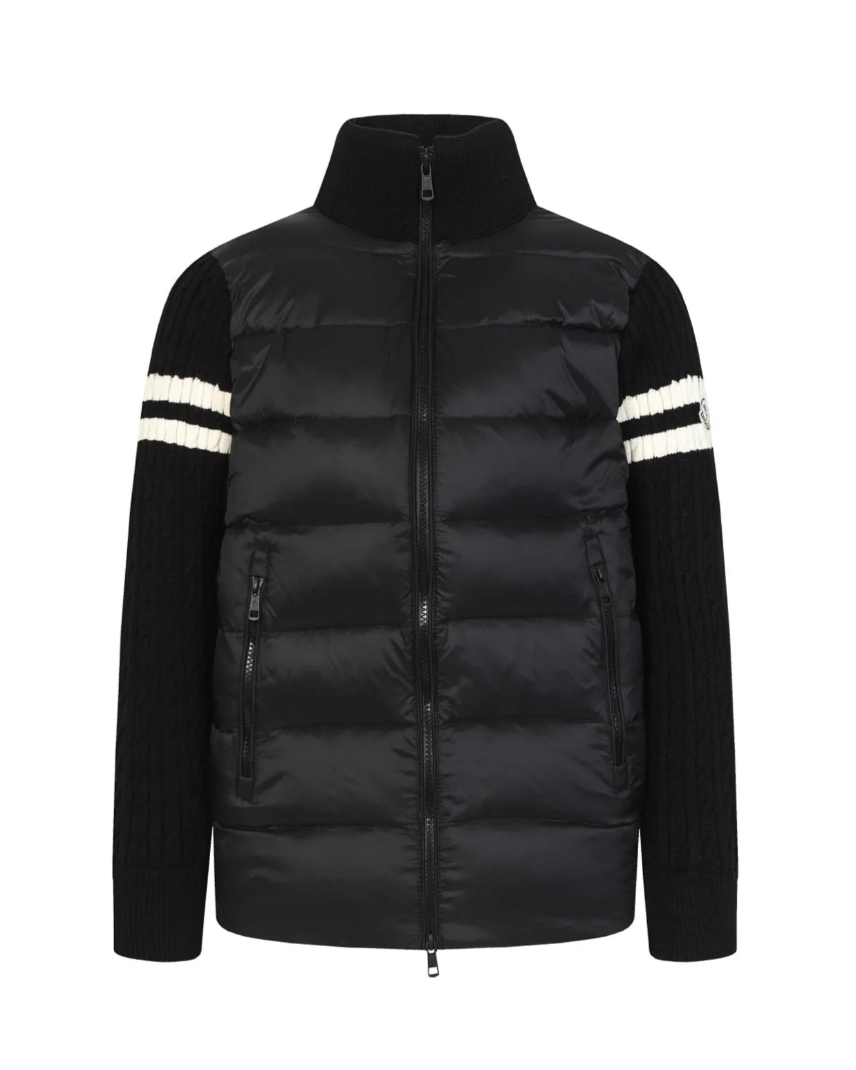 wool knitted down jacket