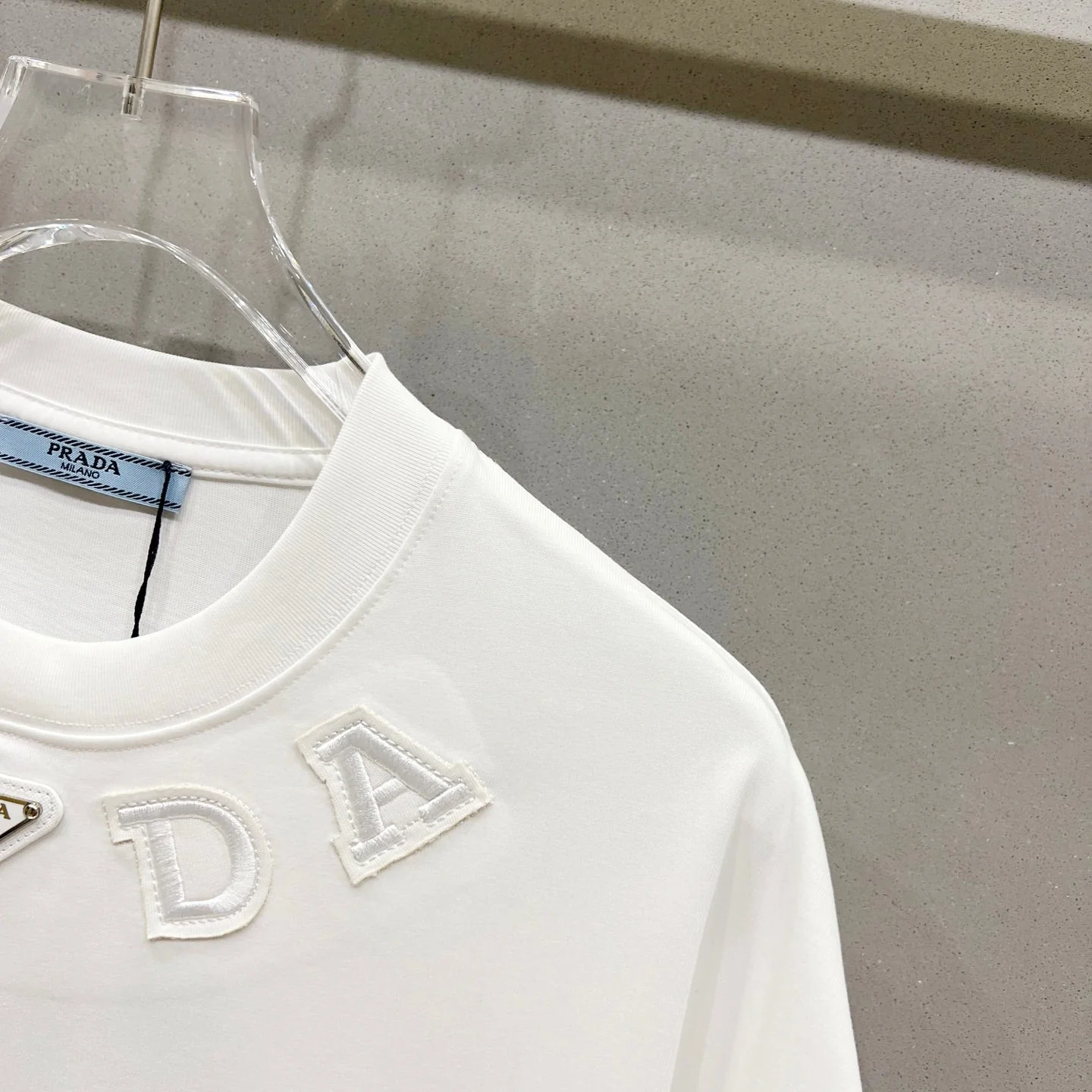 Patch Embroidered Cotton T-Shirt