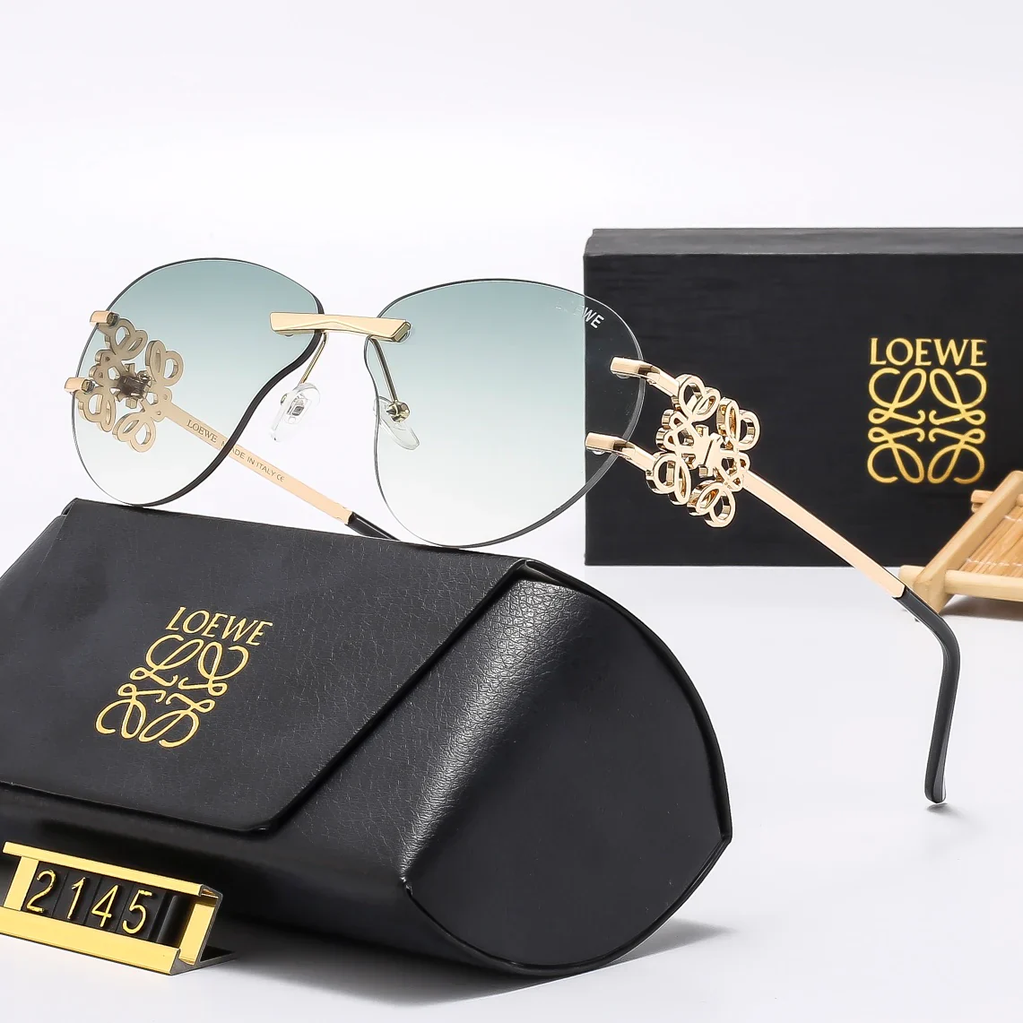 Multicolor trendy plain sunglasses  2145