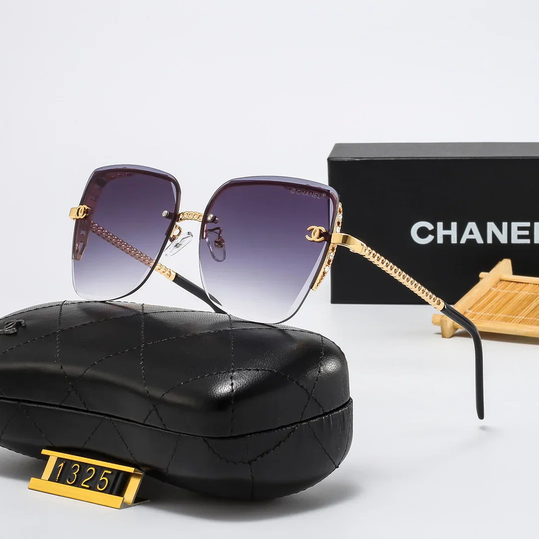 8 colors rimless thin lens metal sunglasses 1325