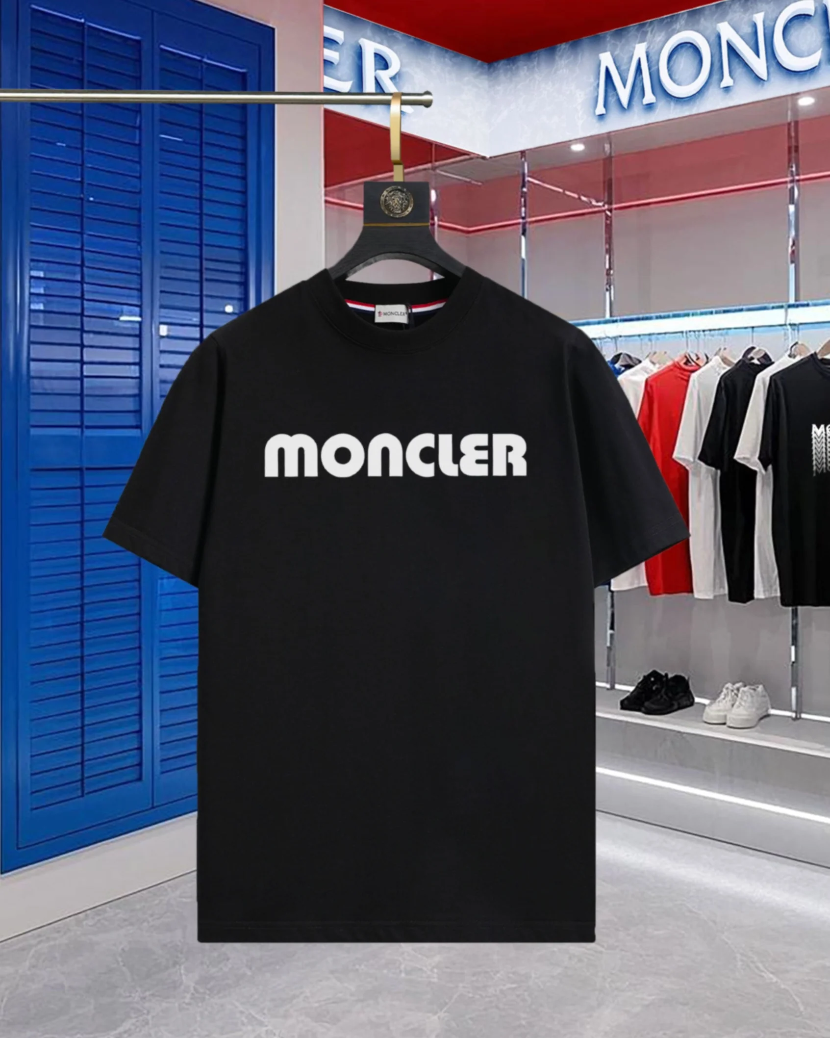 Simple printed cotton T-shirt