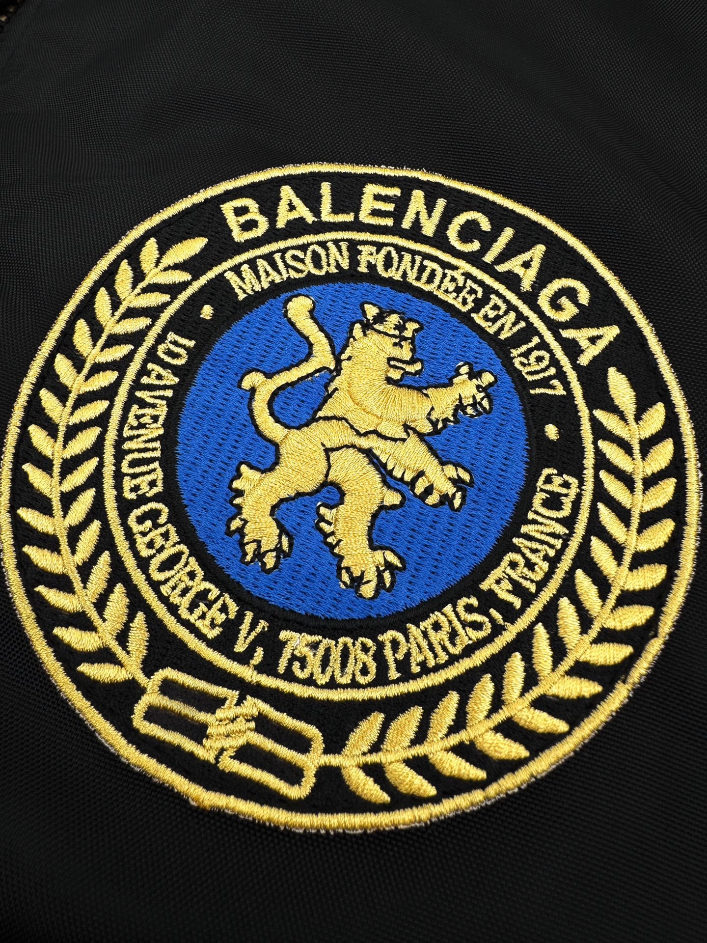 Fashionable embroidered baseball jacket