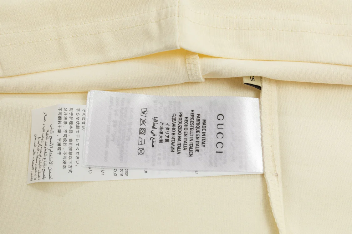 Printed crew neck cotton T-shirt