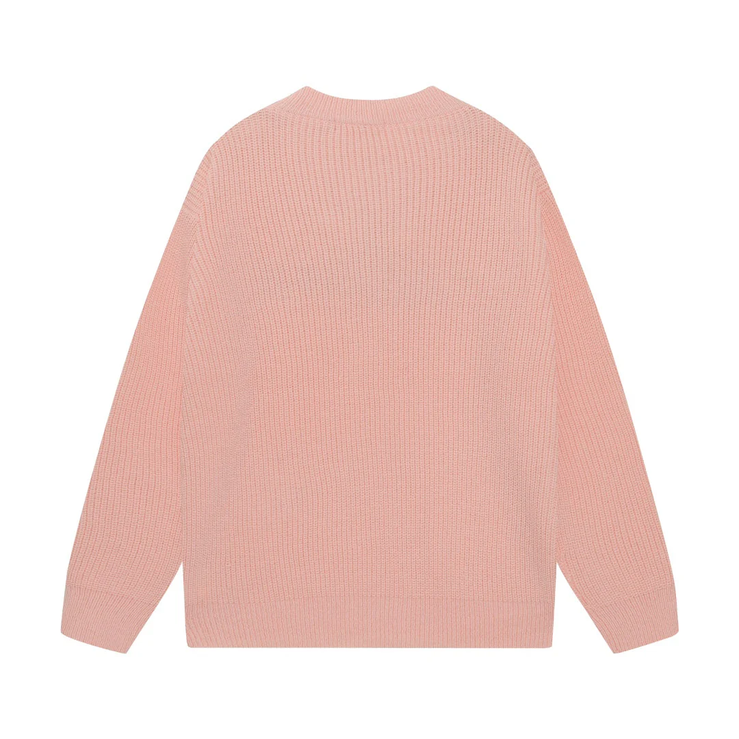 Jacquard-knit cashmere sweatshirt
