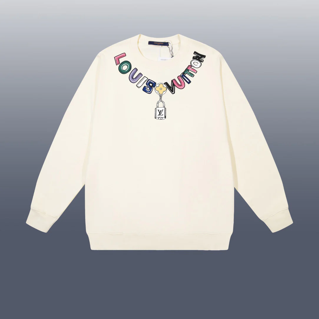 Embroidered cotton sweatshirt