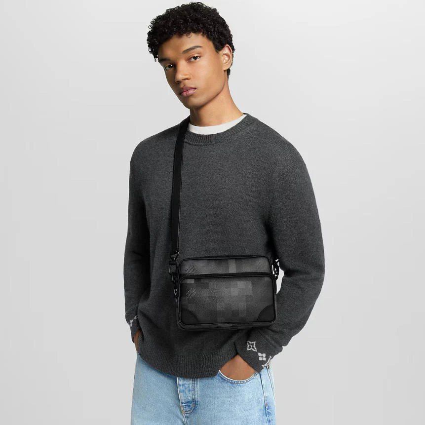 Fashion Men's Leather Messenger