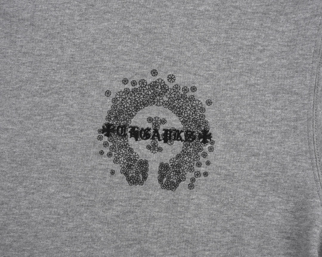 Embroidered cotton sweatshirt