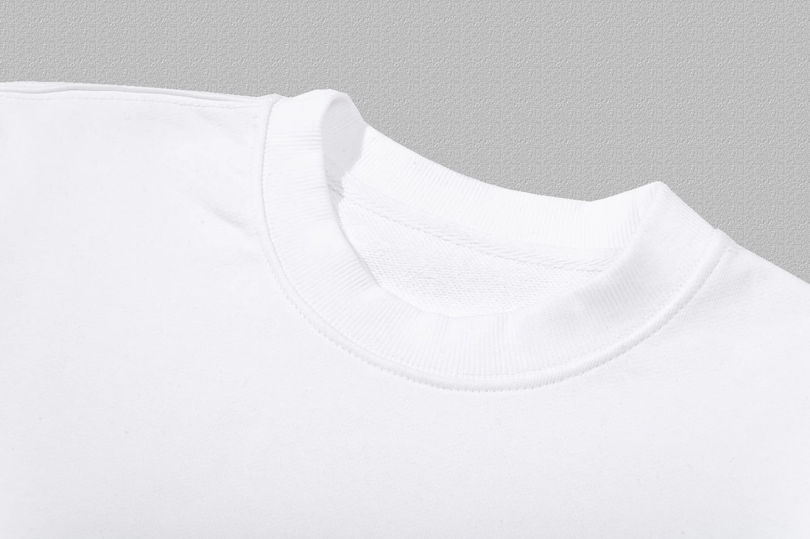 Solid color crew neck sweatshirt