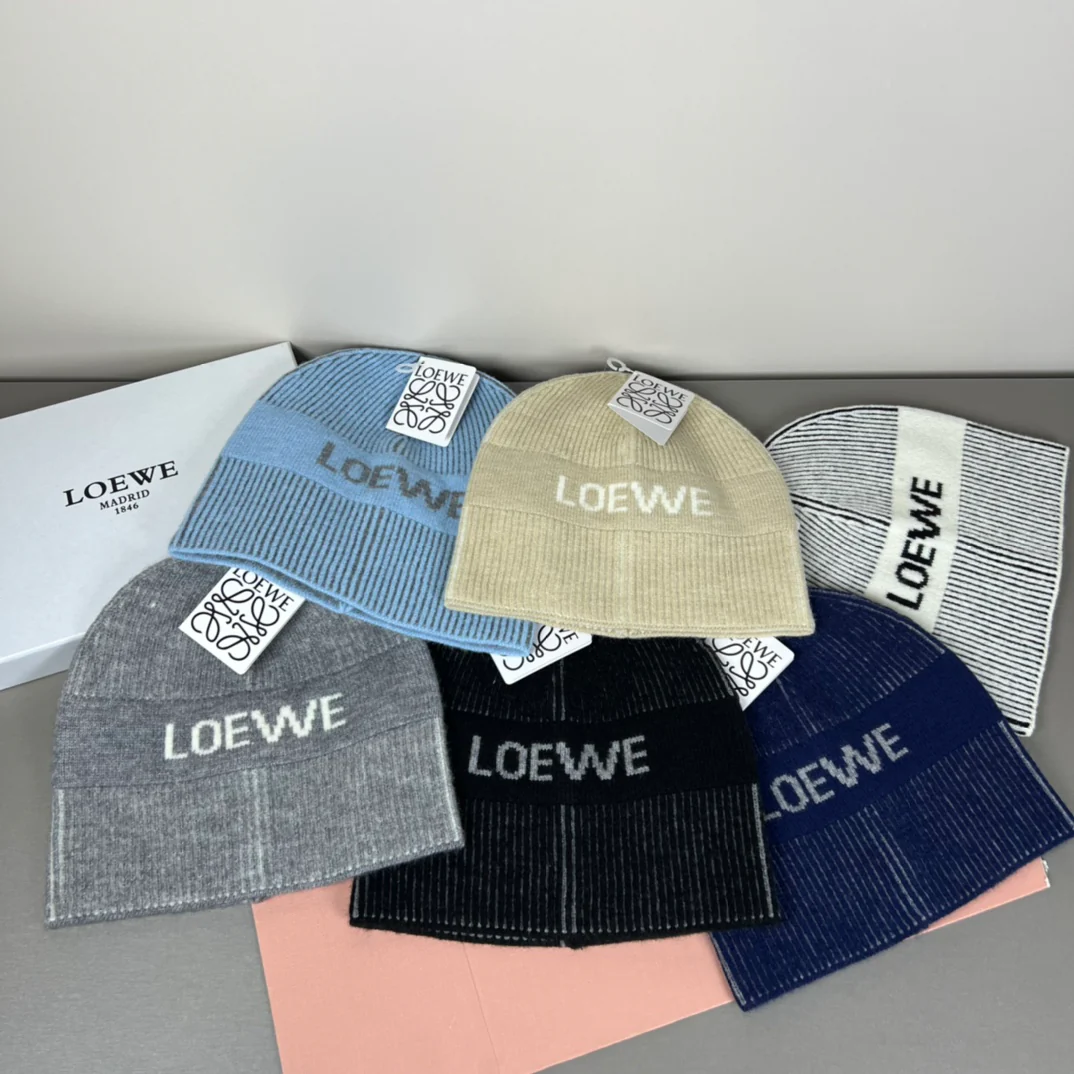 Jacquard Cashmere Knitted  Beanie