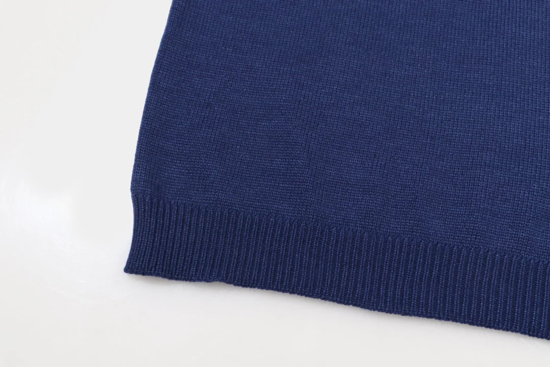 Knitted embroidered cashmere sweatshirt