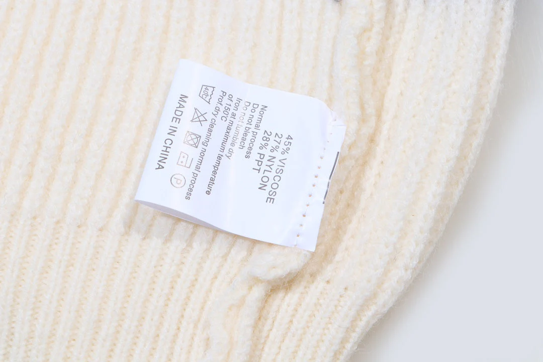 Striped knitted cashmere sweatshirt