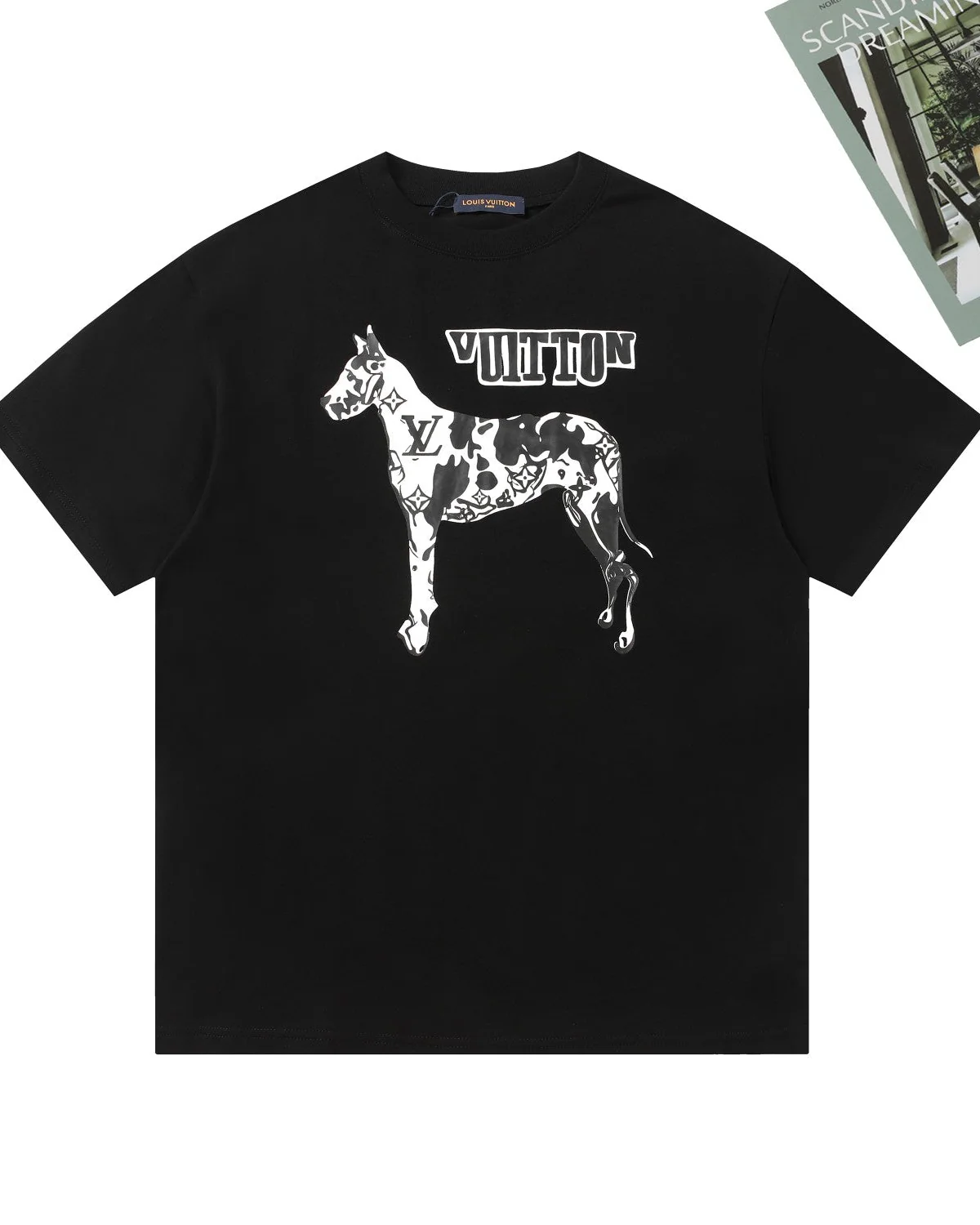 Horse print cotton T-shirt