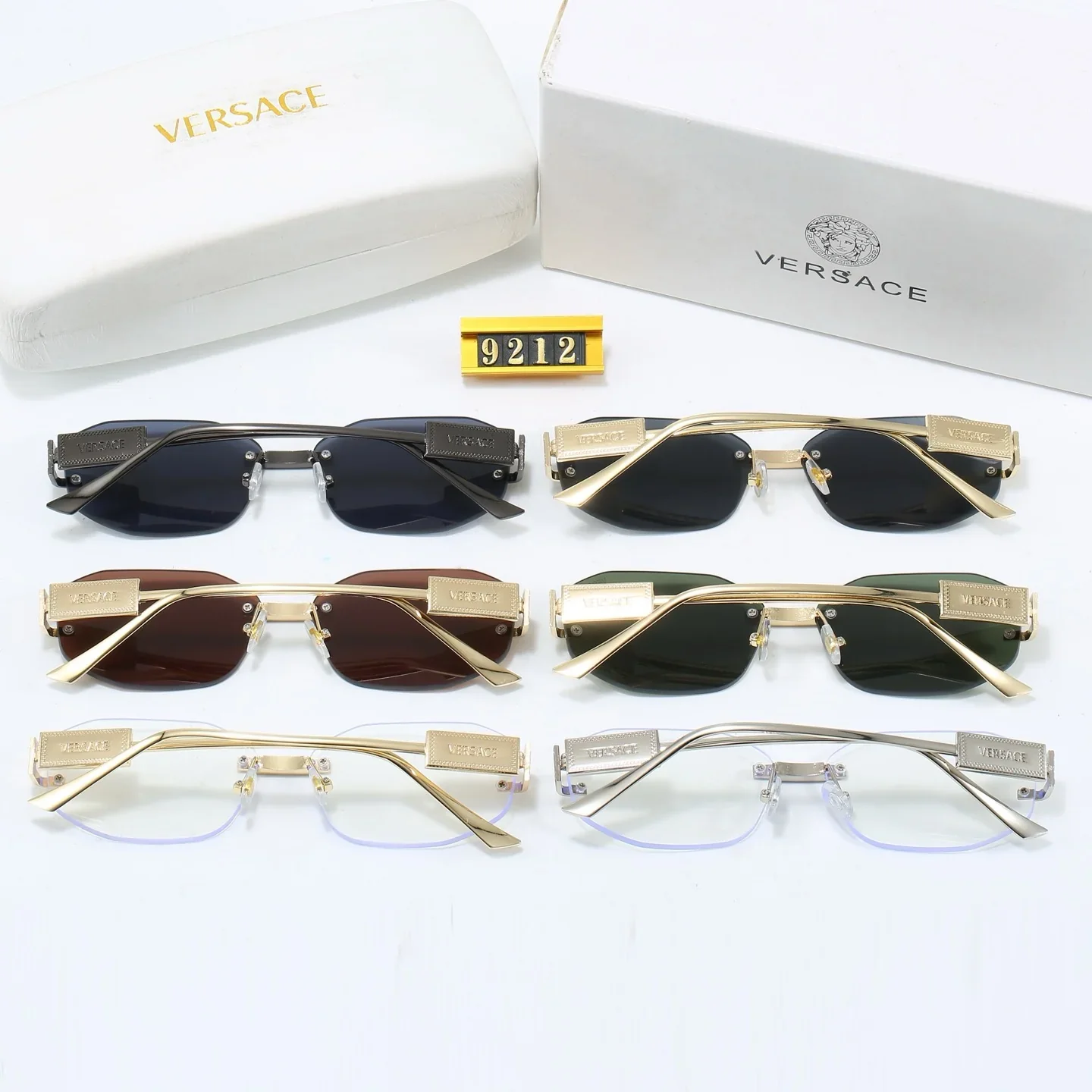 6 colors of trendy sunglasses 9212