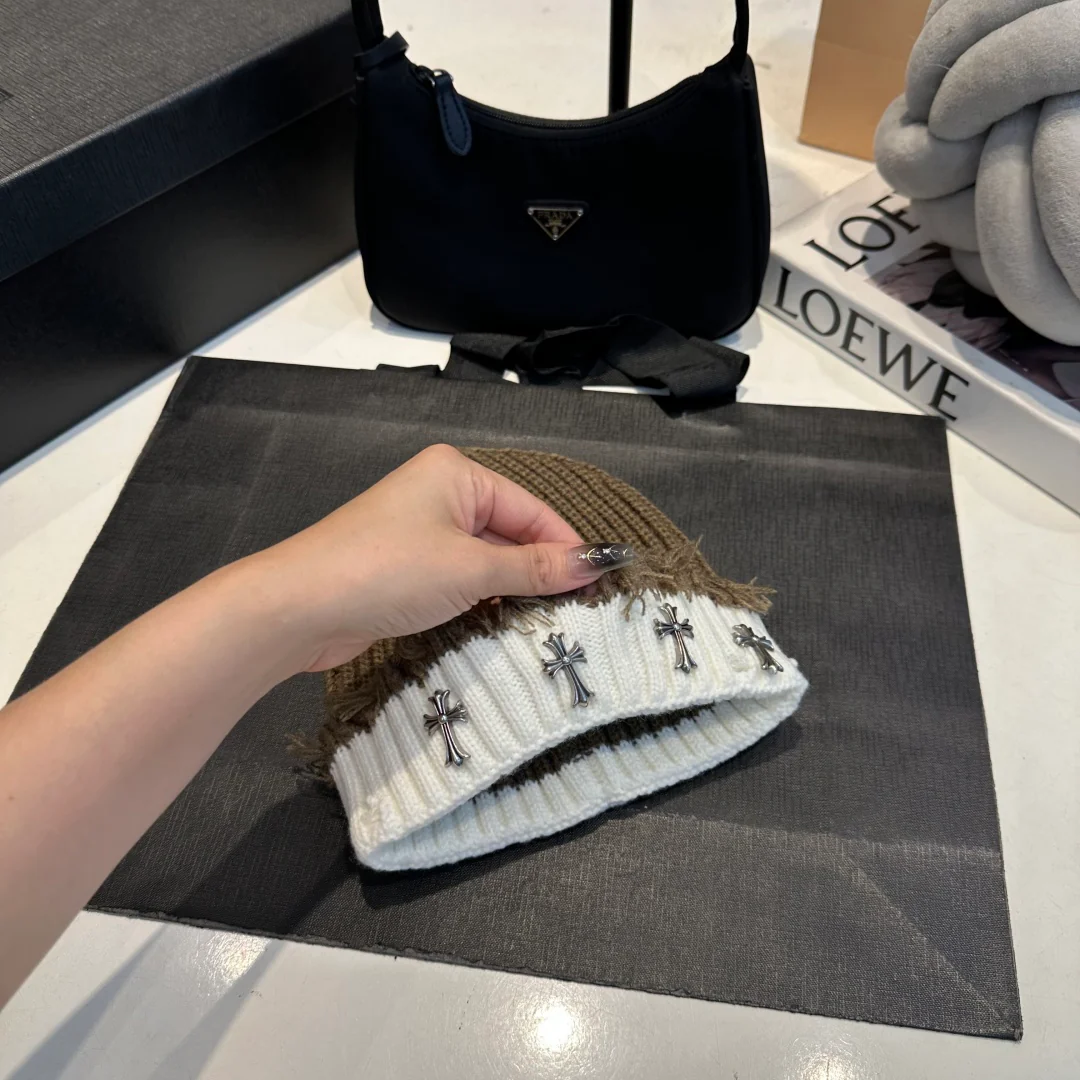 Fashionable Cashmere Knitted  Beanie