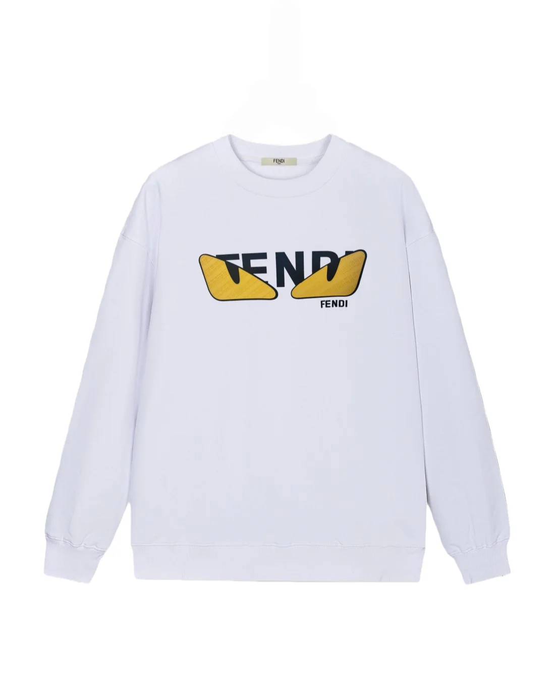 Offset printed cotton sweatshirt
