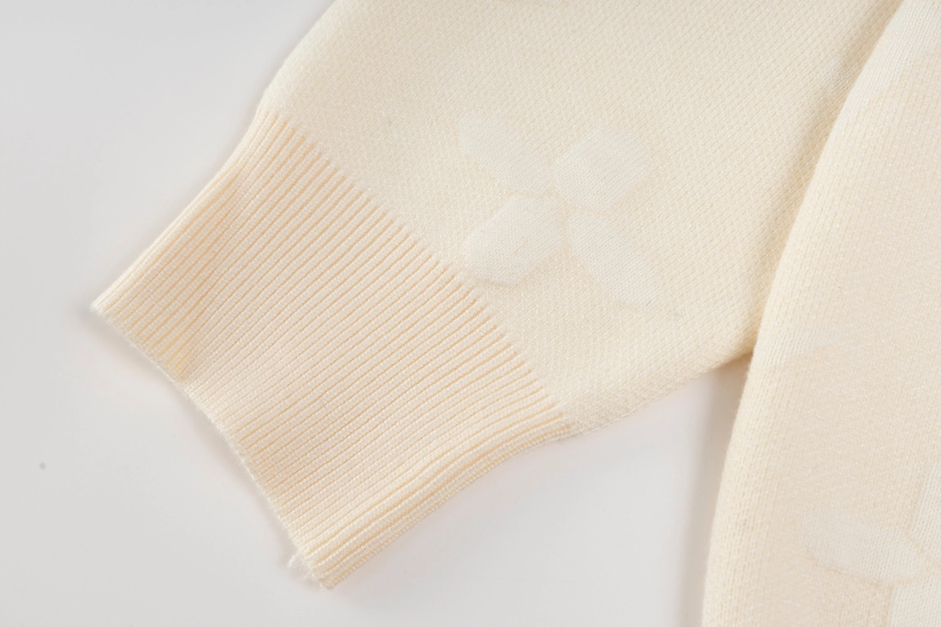 jacquard cashmere sweatshirt