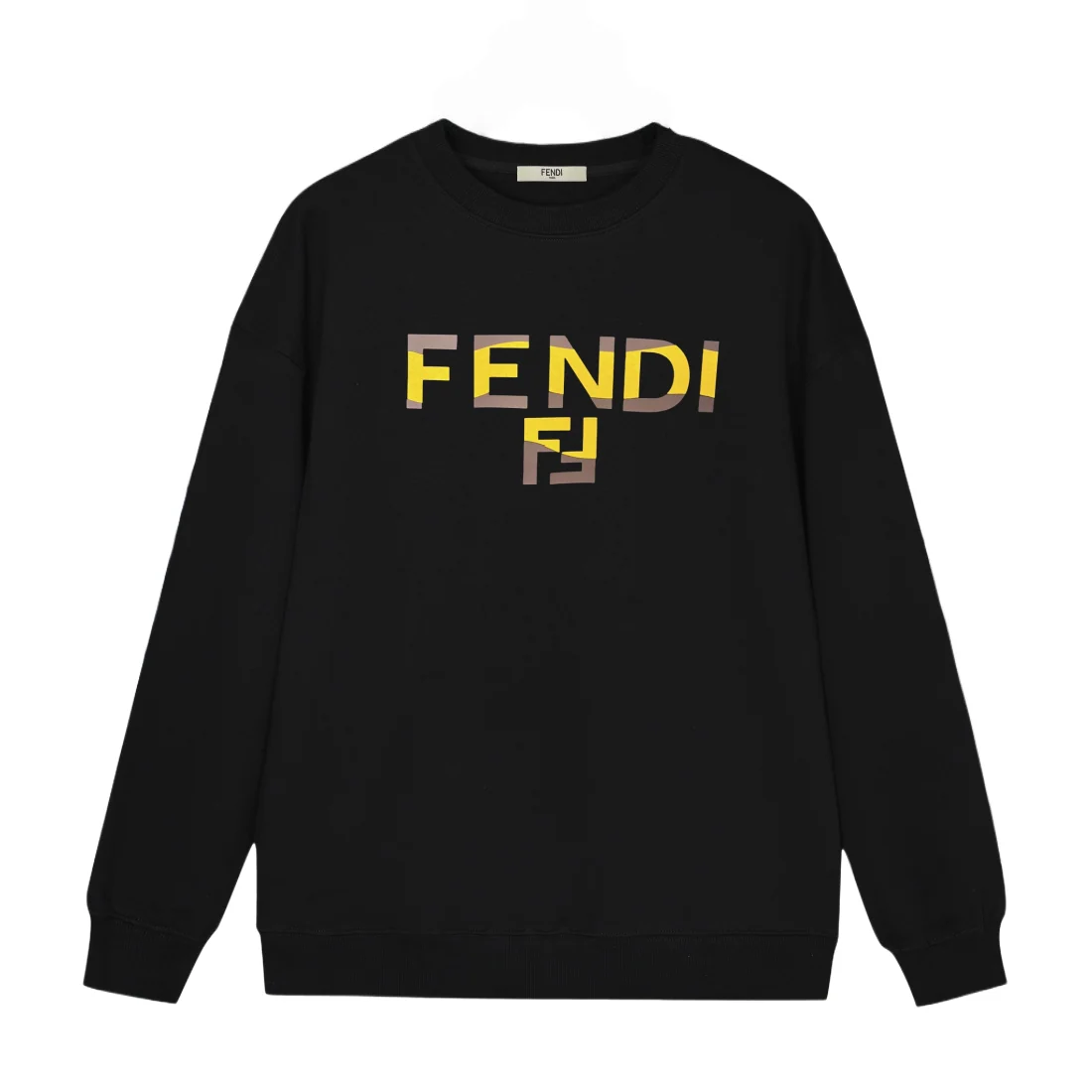 3D Cracked Letters Sweatshirt
