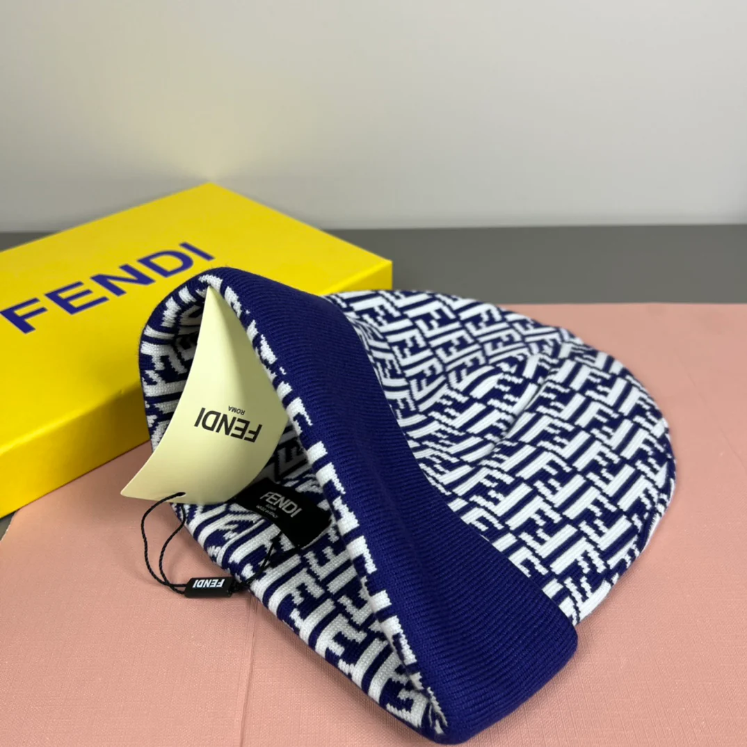 Double layer Cashmere Knitted  Beanie