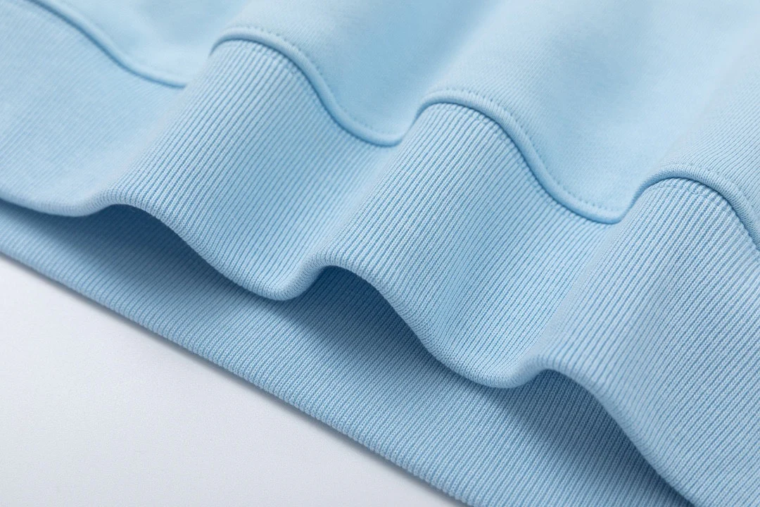 Printed cotton hooded sweatshirt