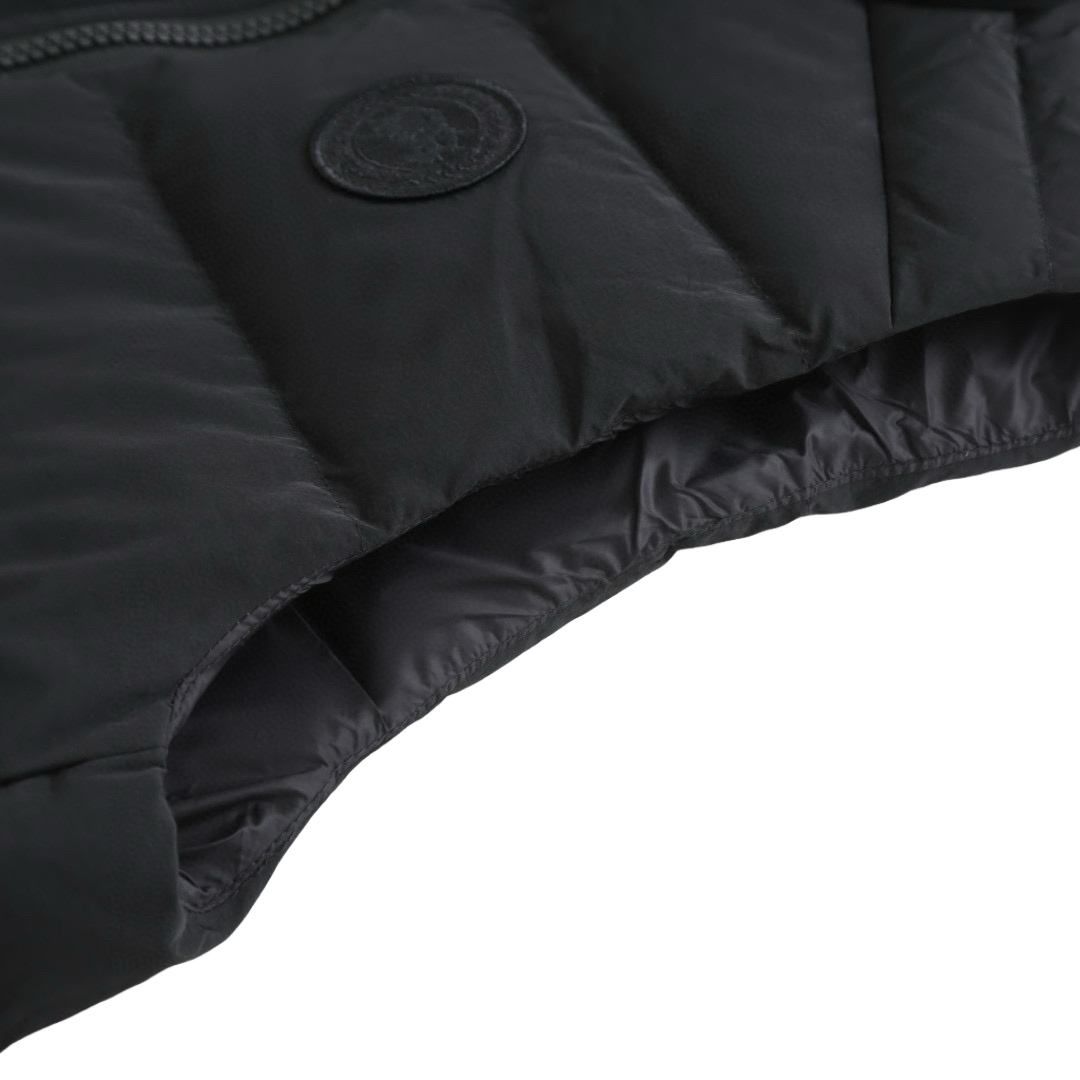 High-necked down vest