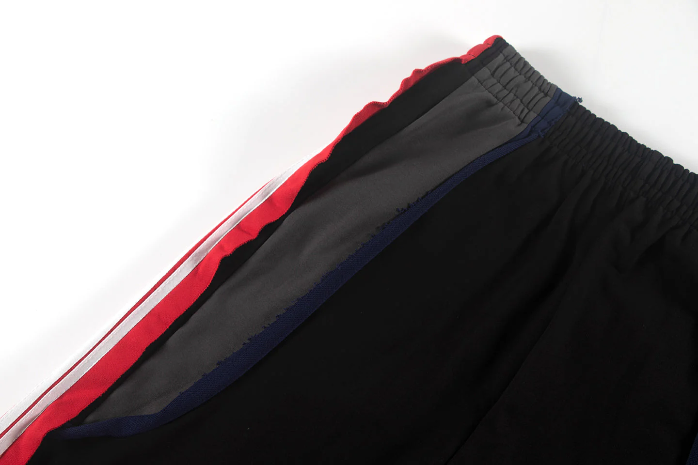 White side bar sports trousers