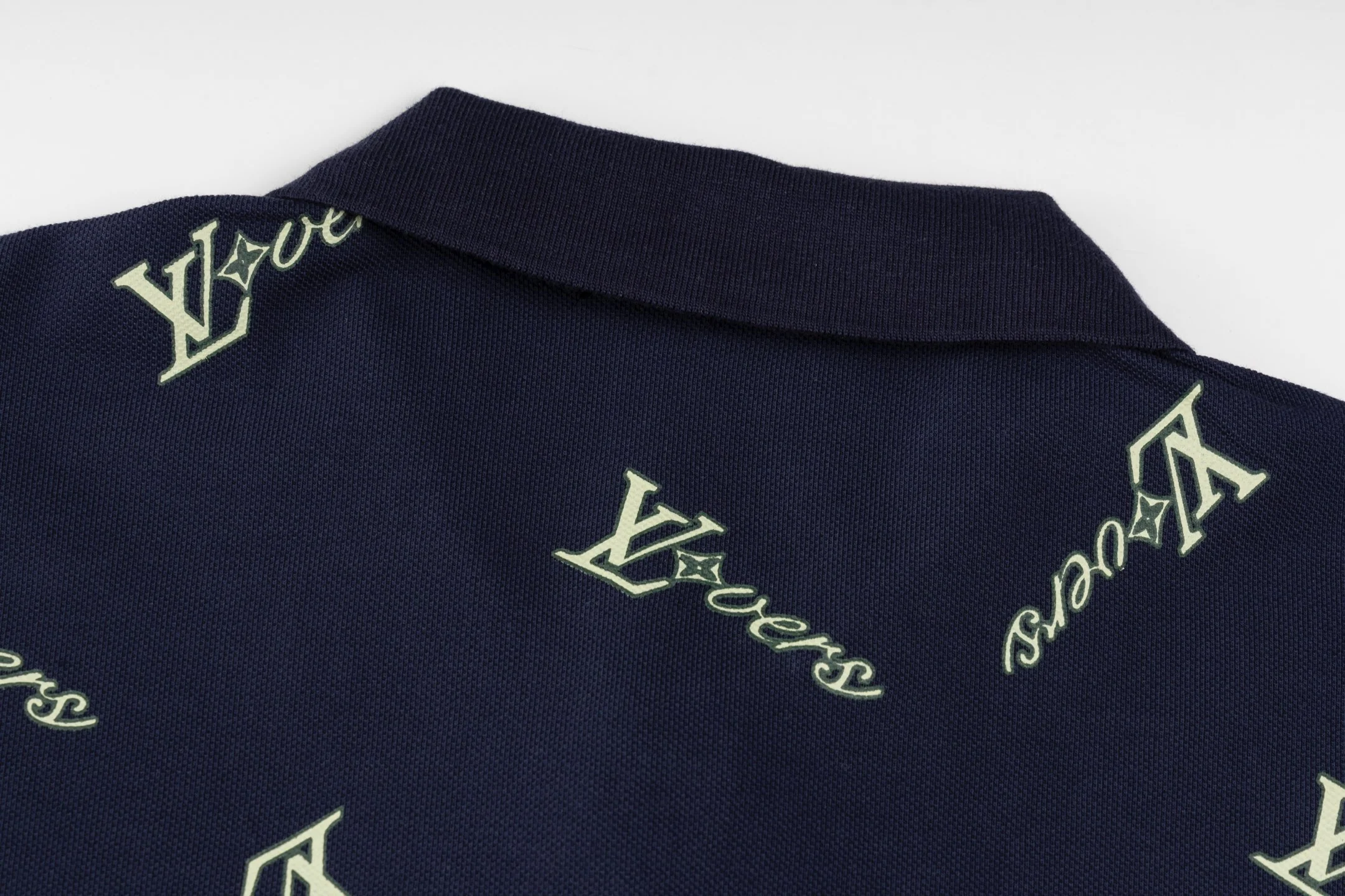 Irregular Print Polo Shirt