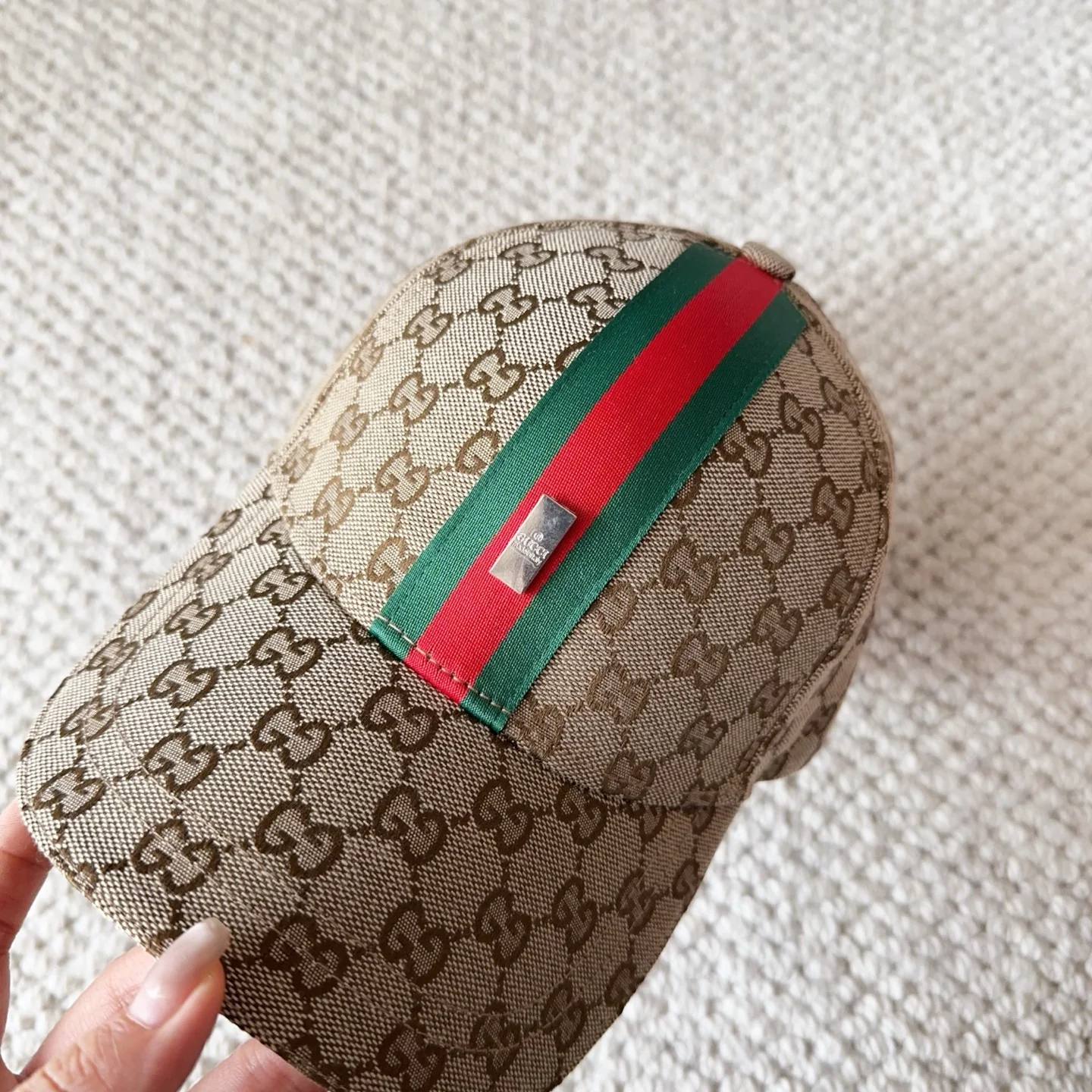 Jacquard webbing baseball cap