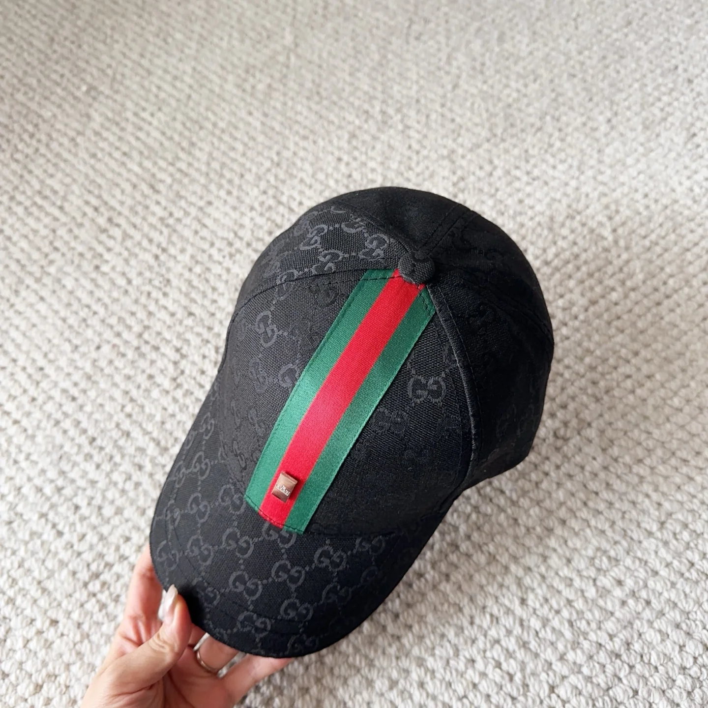 Jacquard webbing baseball cap