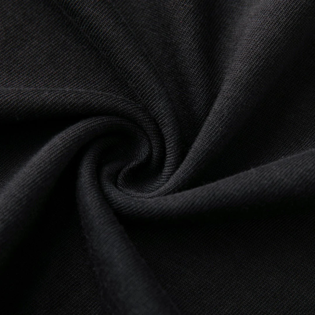 Printed cotton long-sleeved T-shirt