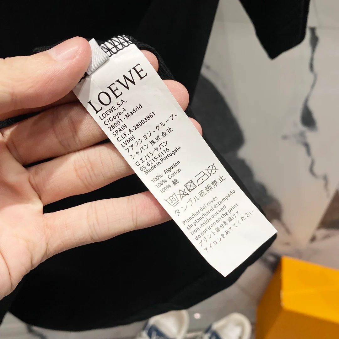 3D cotton crew neck T-shirt