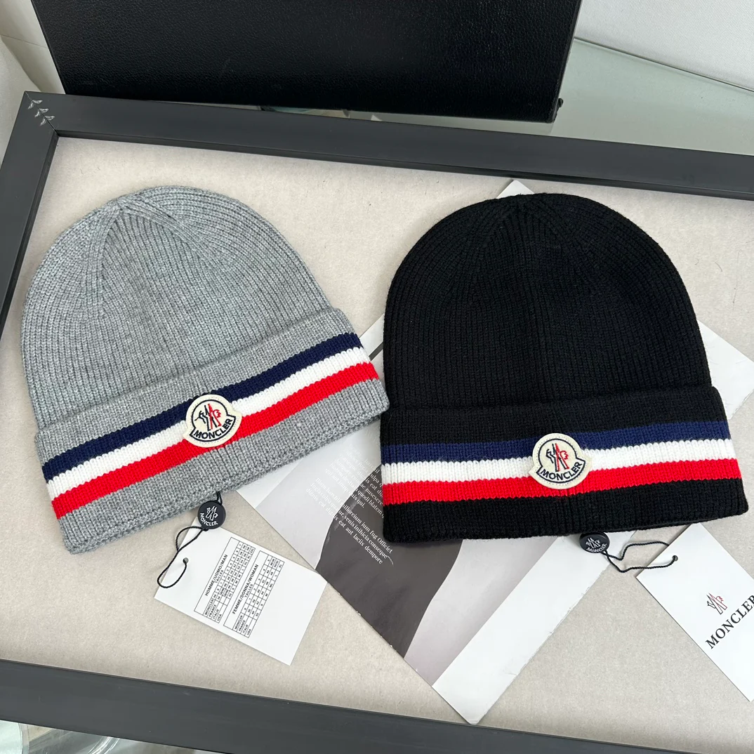 Stylish embroidered knitted hat