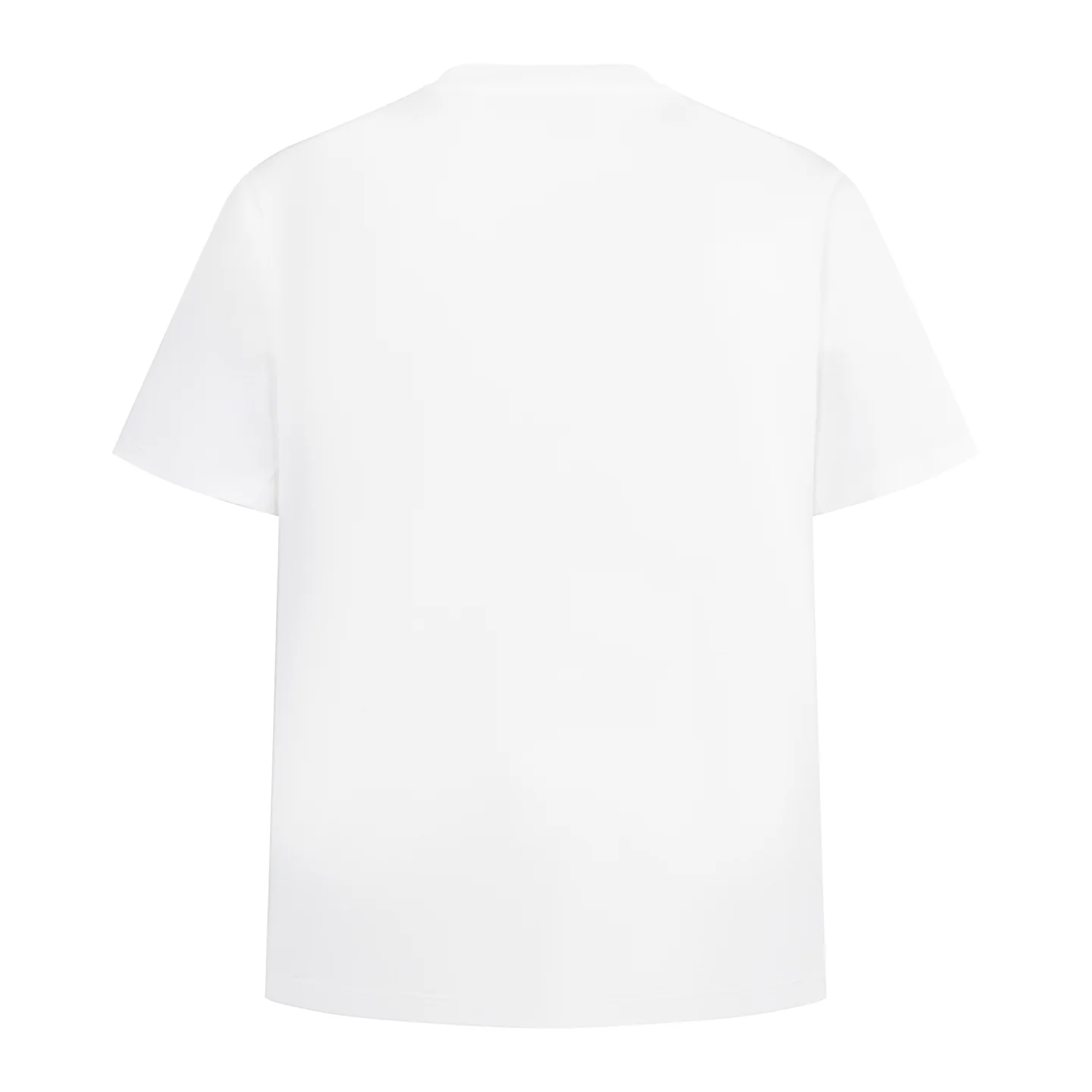 Painted printed cotton T-shirt