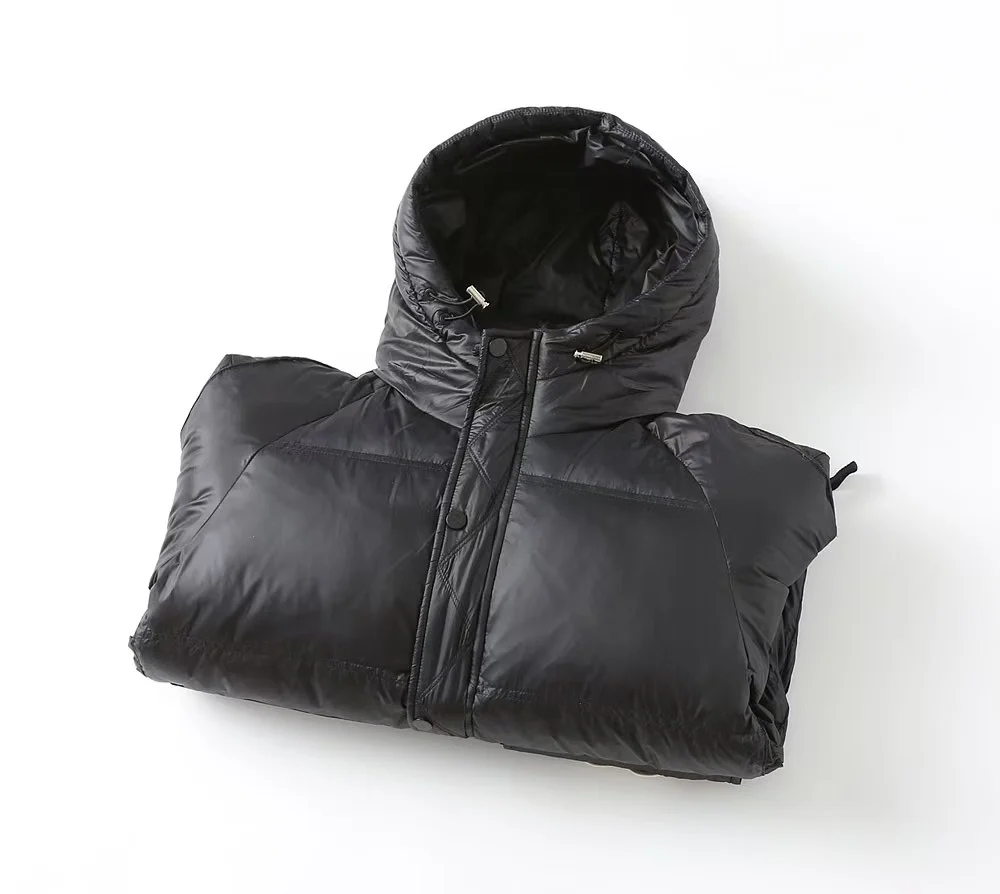 Pocket Hooded Down Jacket