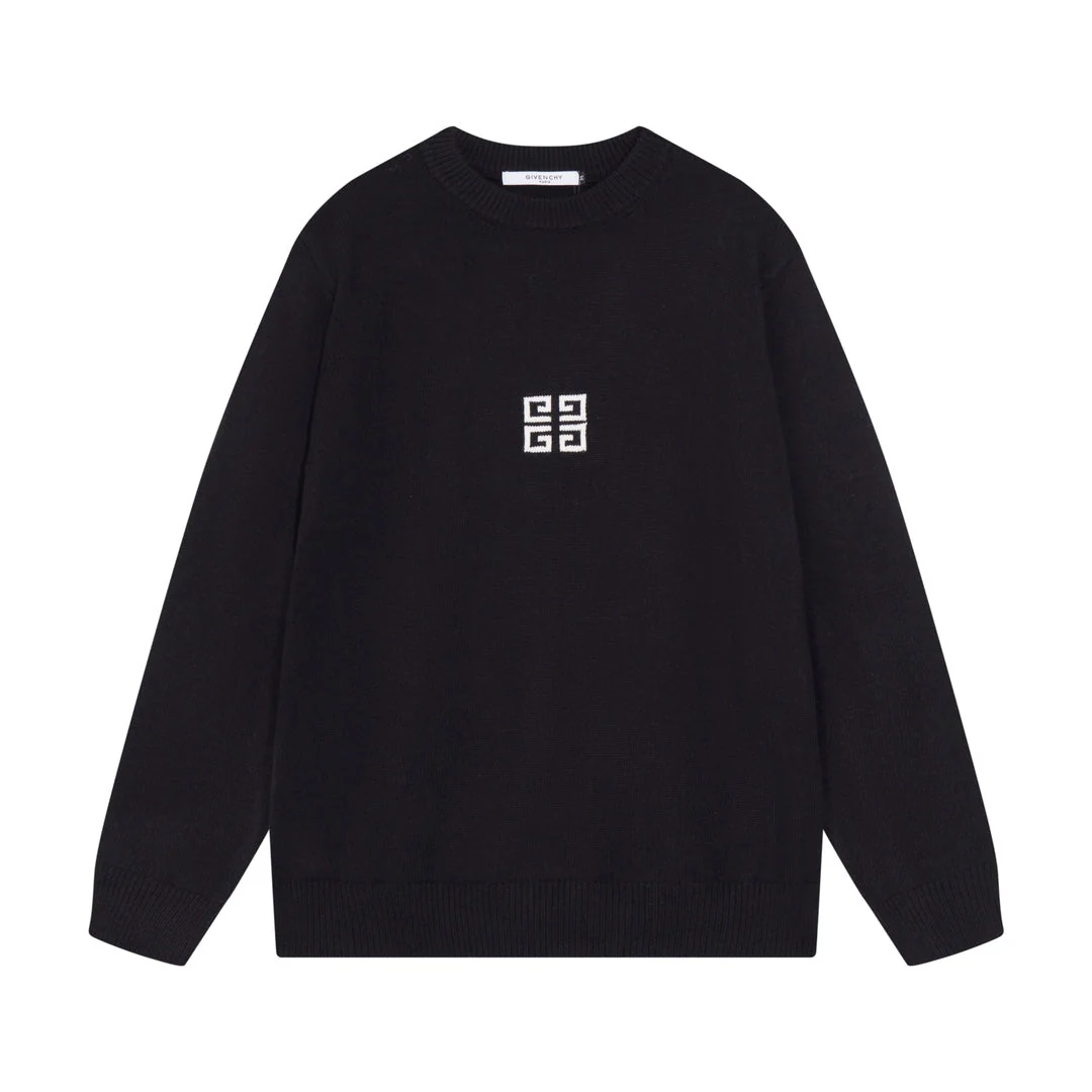 knitted jacquard sweatshirt
