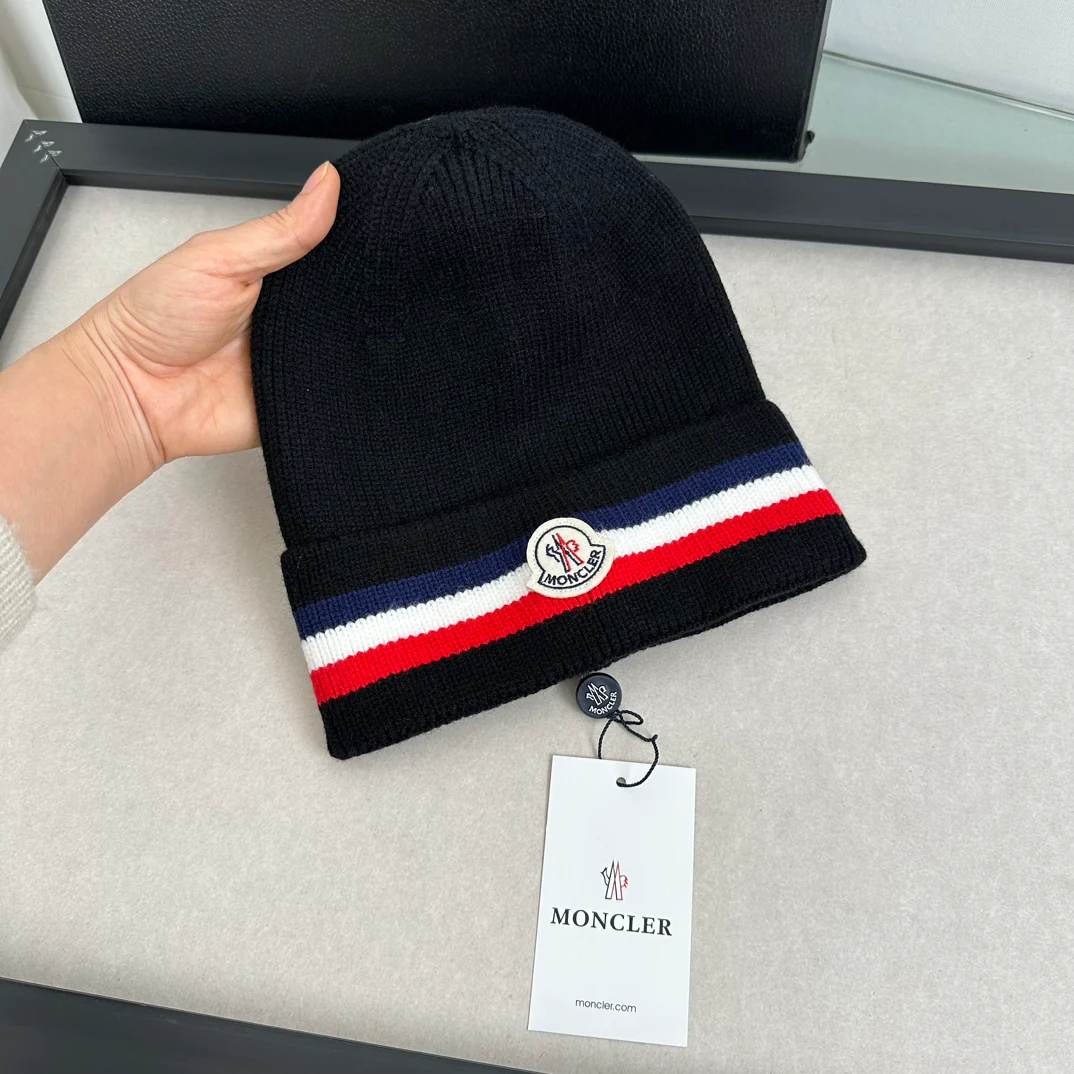 Stylish embroidered knitted hat