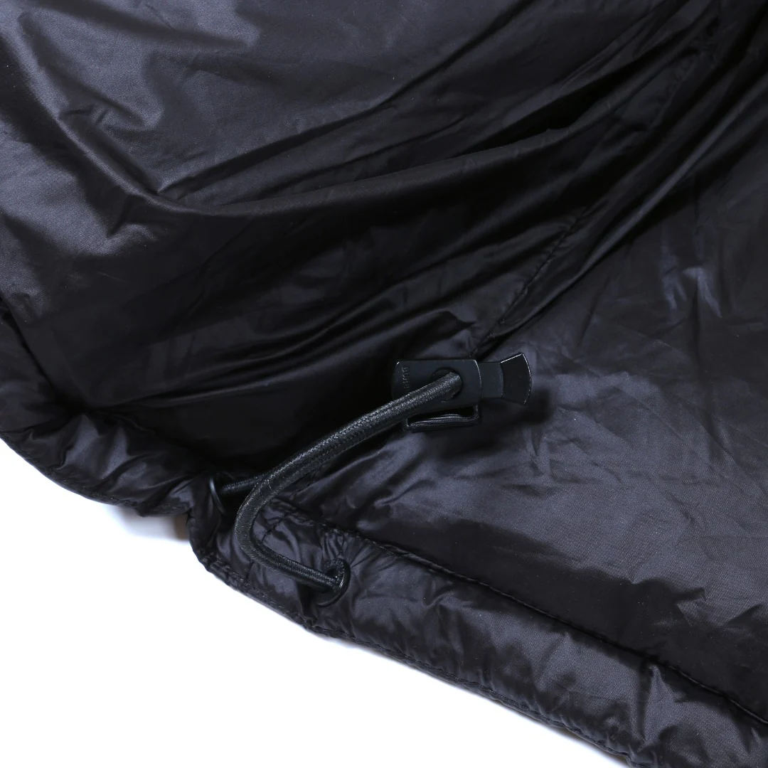 zipper stand collar down jacket