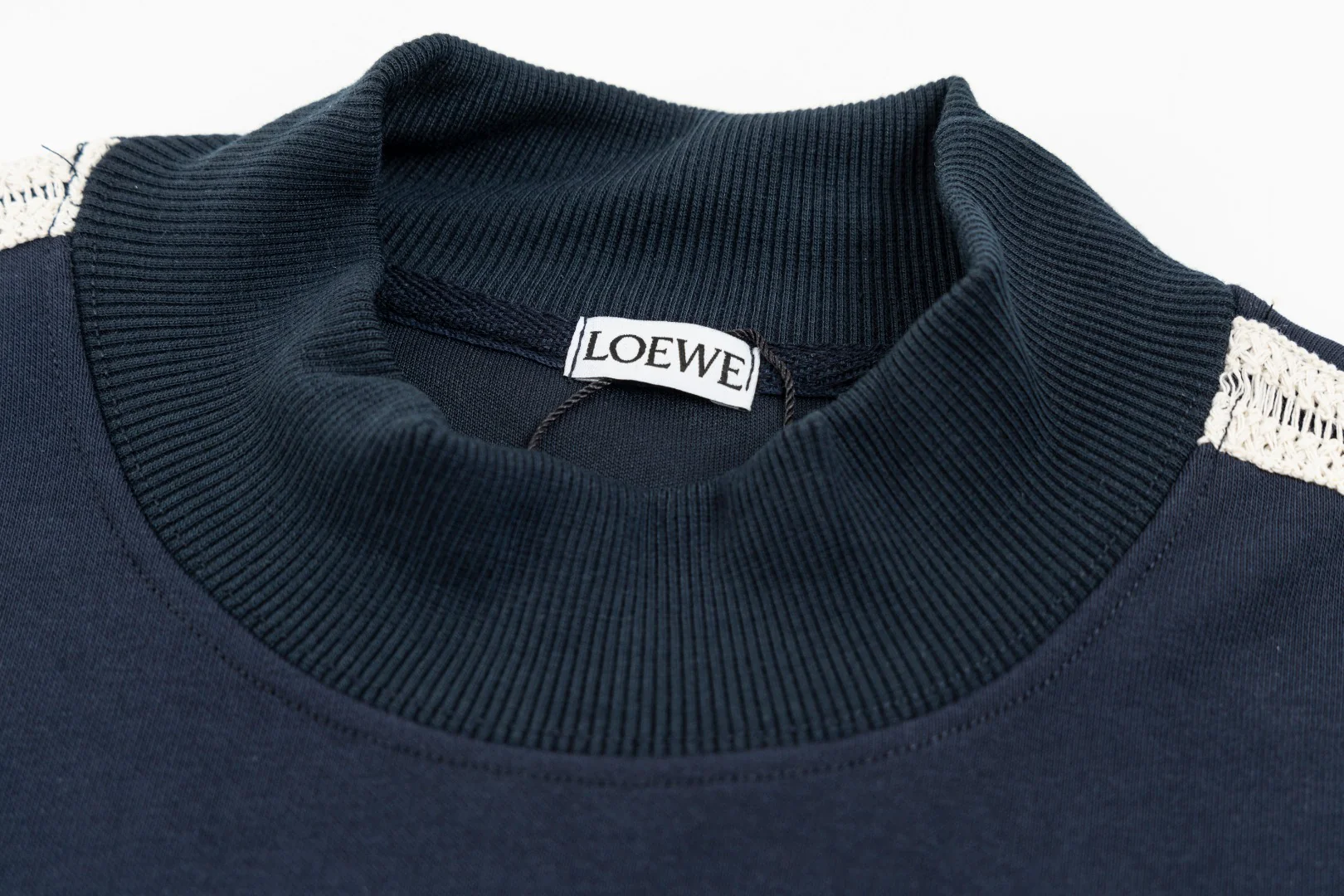 Embroidered cotton sweatshirt