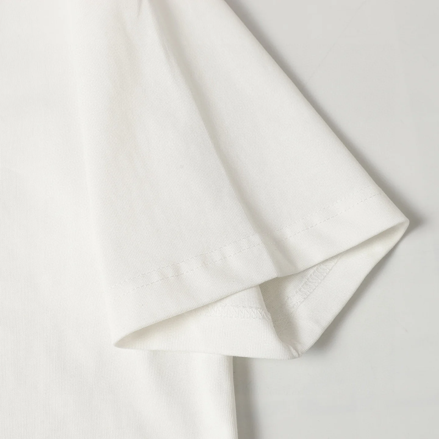 Printed crew neck cotton T-shirt