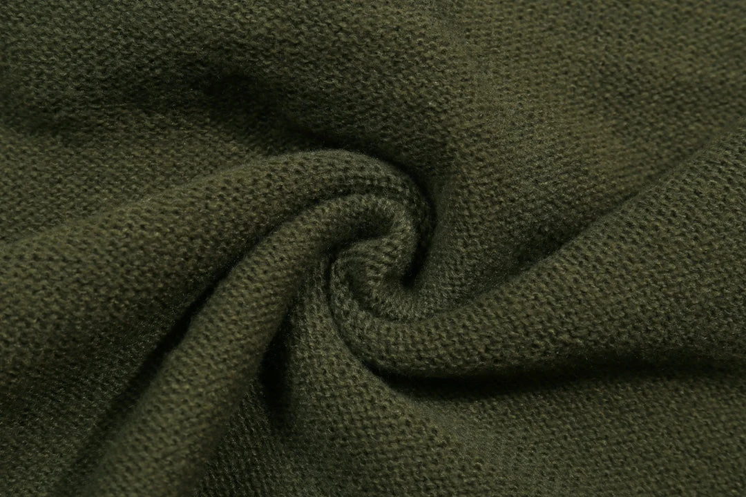 Knitted embroidered cashmere sweatshirt