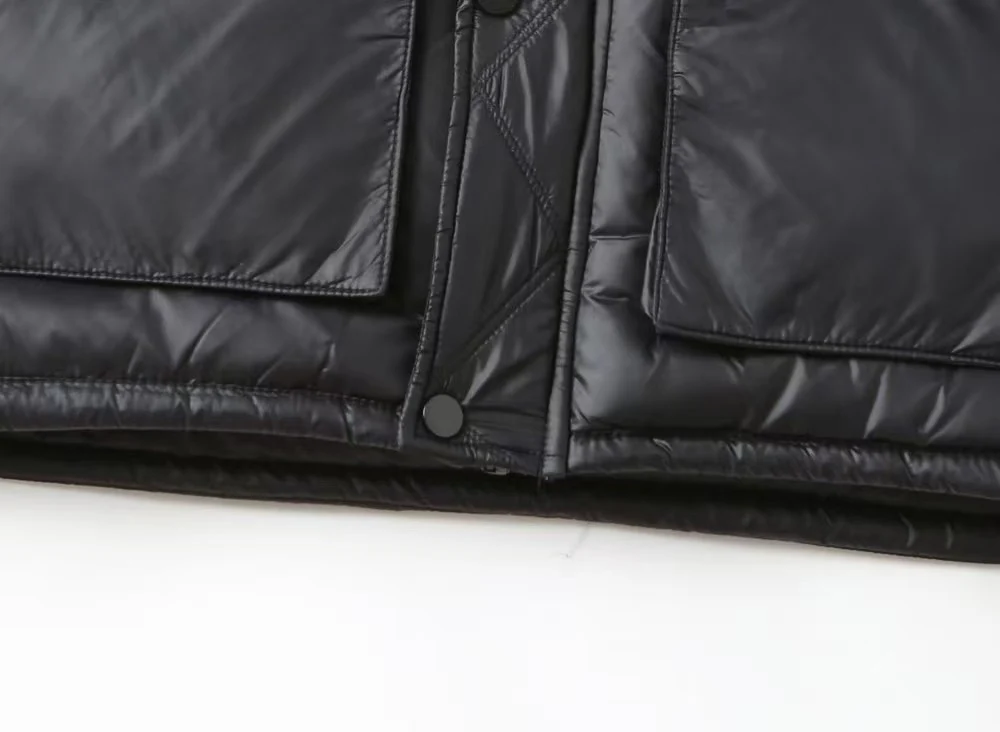 Pocket Hooded Down Jacket