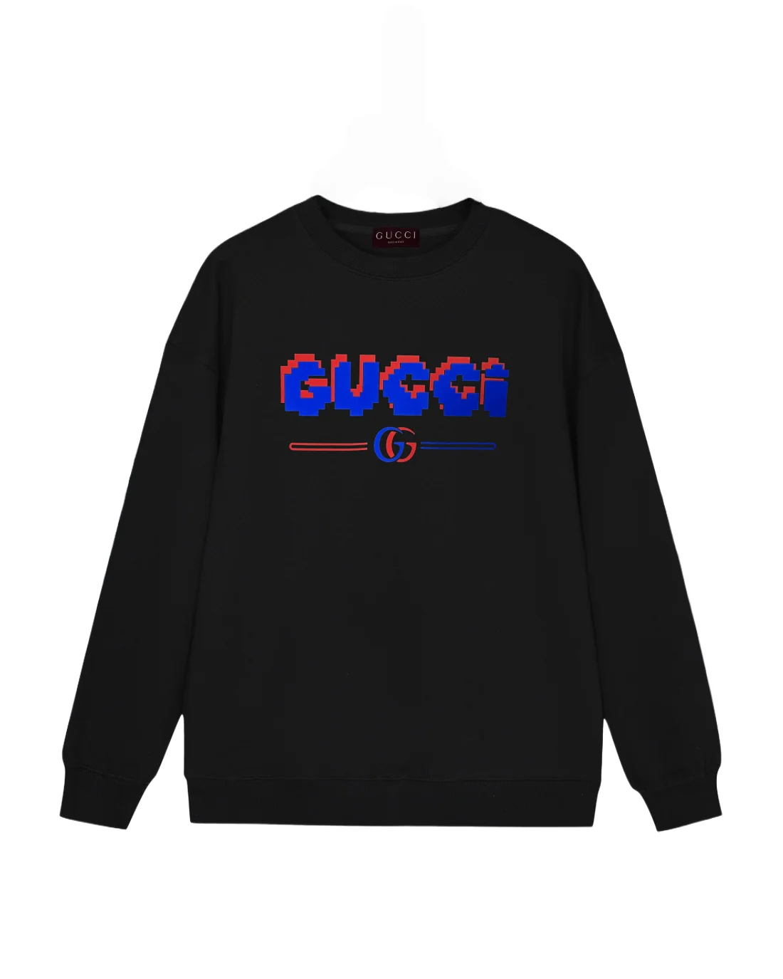 Mosaic offset printed sweatshirt