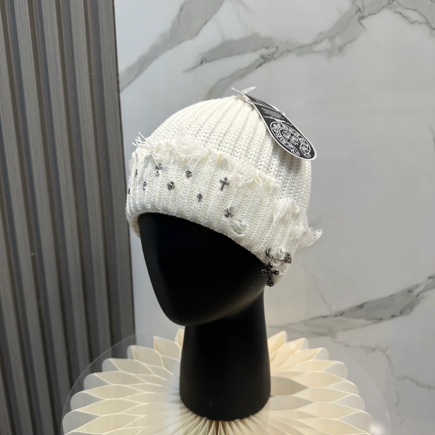 Metal Monogram Cashmere Beanie