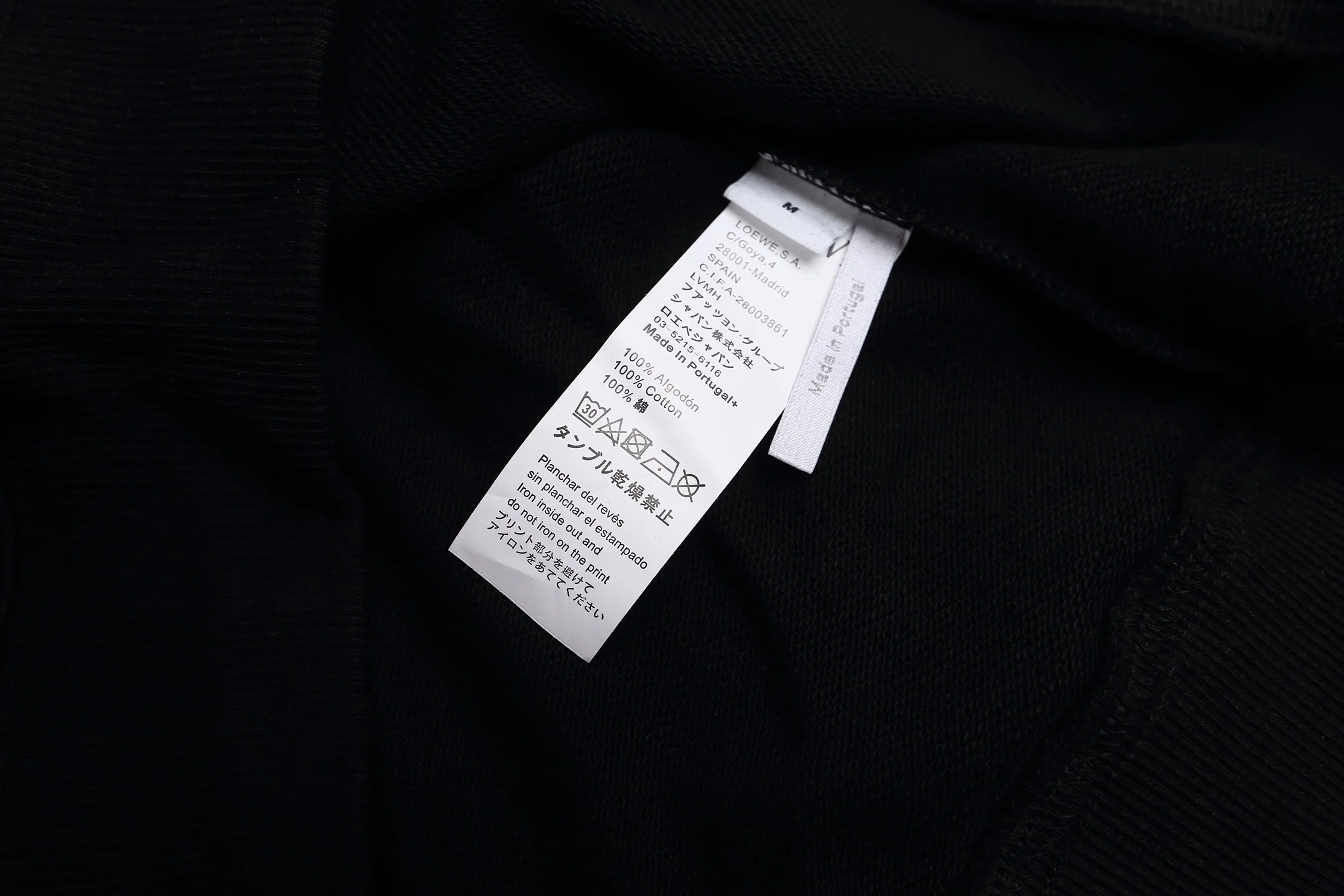 Offset printed cotton sweatshirt